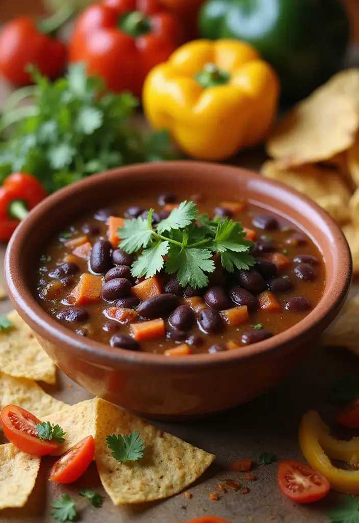 30 Winter Soup Recipes for Slow Cooker Comfort 15 30 Winter Soup Recipes for Slow Cooker Comfort - 3. Spicy Black Bean Soup